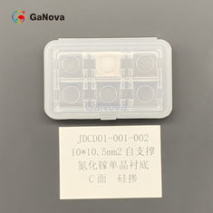 µm del ≤ 10 del µm ±25 TTV di 10*10.5mm2 GaN Single Crystal Substrate Thickness 350
