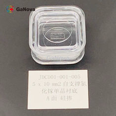 il Un-fronte 5*10mm2 Non-ha verniciato la resistività indipendente n tipa del substrato di monocristallo di GaN &lt; 0,05 Ω·dispositivo di potere di cm/laser