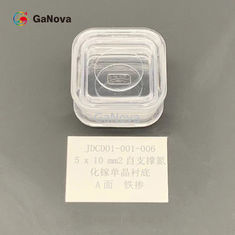 il Un-fronte 5*10mm2 Non-ha verniciato GaN Single Crystal Substrate Resistivity indipendente Si tipo &gt; 10 ⁶ Ω·Wafer dei dispositivi di cm rf