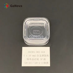 5x10mm2 Sp Face Gan Wafer epitassiale Un drogato Si tipo Gan Substrato a cristallo singolo