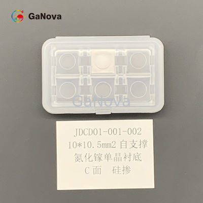 µm del ≤ 10 del µm ±25 TTV di 10*10.5mm2 GaN Single Crystal Substrate Thickness 350