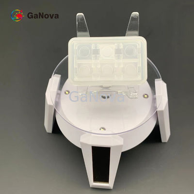 10*10,5mm2 C-Face Fe-Doped SI-Type Free-Standing GaN Single Crystal Substrate Macro Defect Densità 0cm−2 TTV ≤ 10 μm Resistenza 106 Ω·Cm Dispositivi RF Wafer