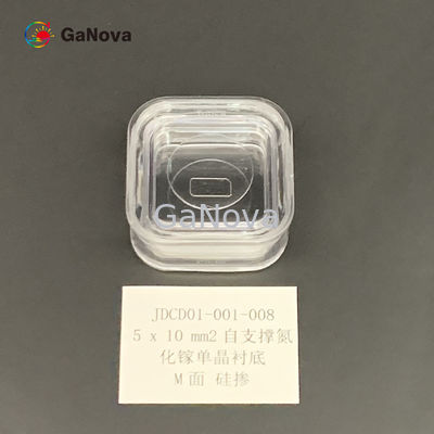 il M.-fronte 5*10mm2 Non-ha verniciato GaN Single Crystal Substrate Resistivity indipendente N tipo &lt; 0,05 Ω·dispositivo di potere di cm/laser