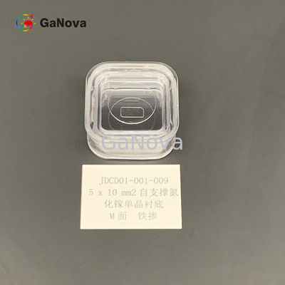 Densità di difetto macro 0cm−2 Non dopato Substrato monocristallino GaN di tipo SI per dispositivi RF 5*10mm2 M-Face