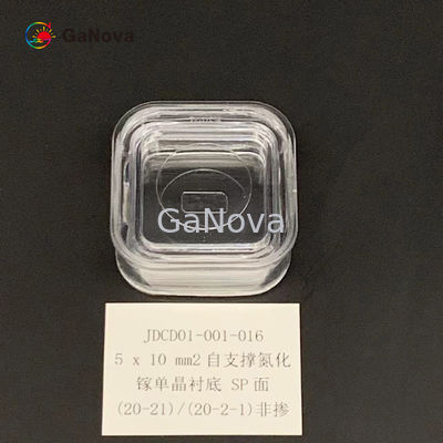350 ± 25 μm Spessore Substrato monocristallino GaN di tipo N non dopato a TTV ≤ 10 μm e resistenza 0,1 Ω·cm