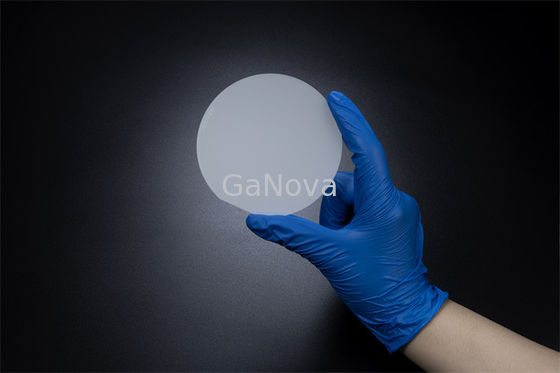 GaN On Sapphire Wafer Si-verniciato N tipo a 4 pollici SSP Resistivity&lt;0.05 Ω cm LED, laser, PIN Epitaxial Wafer