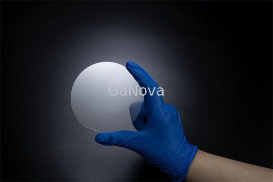 625um allo zaffiro piano blu a 4 pollici di 675um LED GaN Epitaxial Wafer On Sapphire SSP