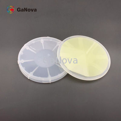 4H wafer sic epitassiale 0.015Ω•cm-0.025Ω•² 150,0 millimetro +0mm/-0.2mm di cm ≤4000/cm