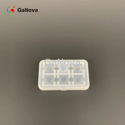 aereo di 10*10.5mm2 GaN Single Crystal Substrate C (0001) fuori dall'angolo verso l'M.-asse 0,35 ±0.15°