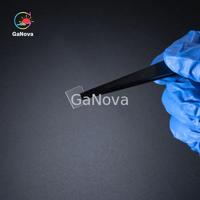 JDCD04-001-003 10x10mm2 100 ((Off 6°) Fe dopato in posizione libera Ga2O3 Substrato a cristallo singolo Grado del prodotto Polizione singola